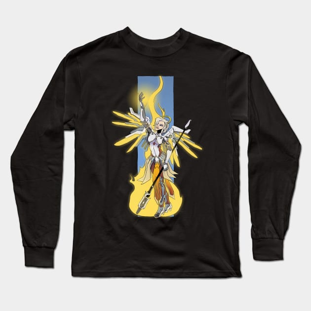 Mercy Ovewatch 2 Long Sleeve T-Shirt by Dylan